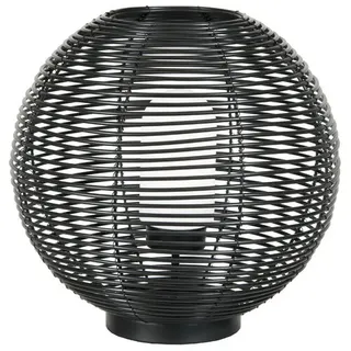 Tischlampe außen Tischleuchte Bodenlampe Terrasse Balkon Garten Rattan Boho