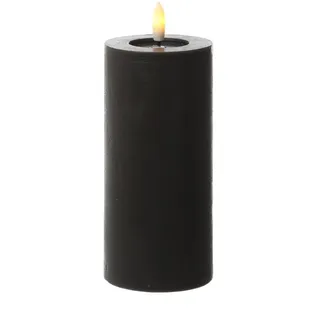 441 LED Kerze LINA 15 cm schwarz