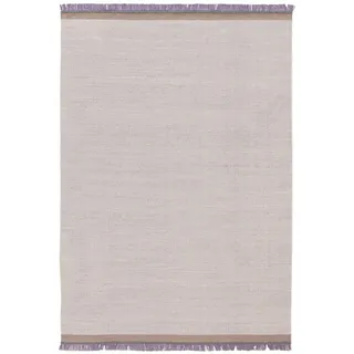 benuta Pop Wollteppich Lila, Textil, Beton Optik, Rechteckig, 200x300 cm Gots, pflegeleicht, Teppiche - Böden, Teppiche, Naturteppiche