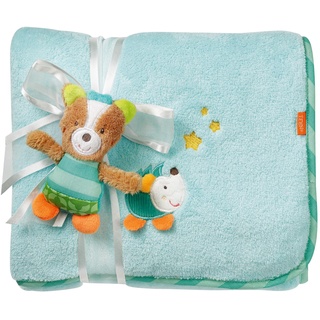 Fehn Kuscheldecke Fuchs - Kuschelige Schmusedecke als Babydecke - Schmusetuch & Krabbeldecke für Kinderwagen und Babyschale - ideales Schnuffeltuch und Erstlingsdecke - Für Babys ab 0+ Monaten