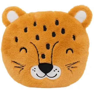 Atmosphera Créateur d'intérieur Kinderkissen Panthère 30 x 30 cm Braun