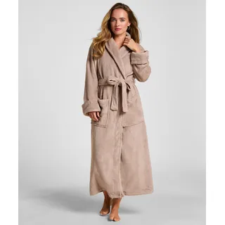 Hunkemöller Bademantel Soft Fleece Bathrobe Beige XL/XXL