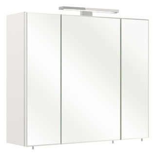 Pelipal Spiegelschrank GERD, Weiß - B 70 cm - mit LED-Beleuchtung