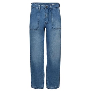 Esprit 7/8-Jeans Jeans in Dad-Passform aus nachhaltigem Denim blau 32/28