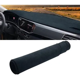 Armaturenbrett Abdeckung Matte Für VW Für T-ROC Für TROC 2018 2019 2020 2021 2022 2023 Auto-Armaturenbrett-Abdeckung Sonnenschutzmatten Vermeiden Sie Lichtpad(B Black LHD)
