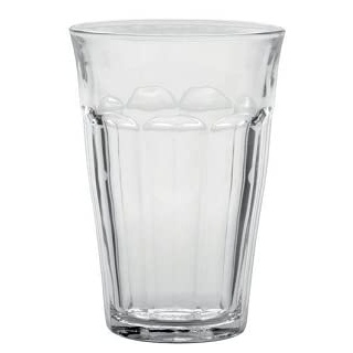 Duralex Picardie Tumbler, 6 Stück, Glas klar, durchsichtig, 360ml