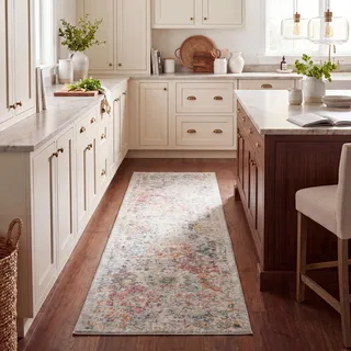 SAFAVIEH Madison Collection Teppich, MAD611A, Bohemian-Stil, Vintage-Stil, Vorleger Vintage 2' 3" x 6' Grau/Gold