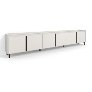 SKRAUT HOME Lowboard 309x61 cm Beige Holzwerkstoff