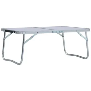 vidaXL Campingtisch Klappbar Weiß