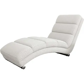 Mirjan24 Relaxliege, Weiß, Textil, 1-Sitzer, Rechteckig, 62x84x180 cm, Wohnzimmer, Sessel, Relaxliegen