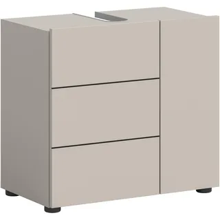 xonox.home Waschbeckenunterschrank Vira 60 x 57 cm Kaschmir