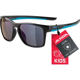ALPINA FLEXXY COOL KIDS I - Flexible und verspiegelte Sportbrille für Kinder, Beschlagfrei, besonders bruchsicher, mit UV-A-, B- & -C-Schutz