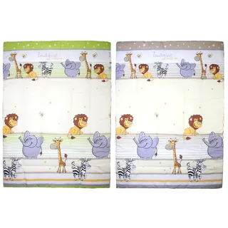 Spielmatte, Spieldecke, Krabbeldecke, Kinder Baby Decke, 100% Baumwolle Beige