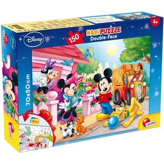 Lisciani Liscianigiochi 48328 Maxipuzzle doppelseitig 150, Weiß