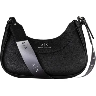 Armani Exchange Wave Small Hobo Bag Umhängetasche Polyurethan Schwarz