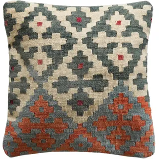 Looma Kissen, Mehrfarbig, Textil, Patchwork, Rechteckig, 50x50 cm, Care & Fair, Wohntextilien, Kissen, Dekokissen