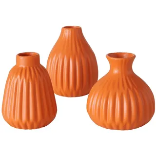 Boltze Vase Esko 3er-Set: Orange
