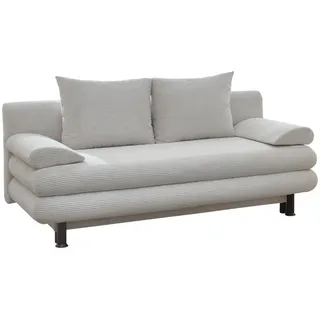 'massivart' Schlafsofa Cord 2-Sitzer Beige