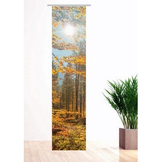 Schiebegardine »Herbstsonne 1 - romantica Farbenfroher Vorhang«, gardinen-for-life 60 cm x 245 cm