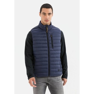 camel active Steppweste aus recyceltem Polyester mit Stehkragen blau 54