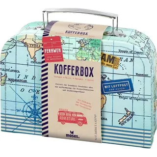 Moses Fernweh Koffer Allzweckbox 20 x 15,3 x 6 cm 1-tlg. blau