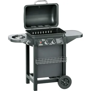 Wiltec Wiltec, Gas Grill 3 Flammen 110x47x94cm 8,7kW Gasgrill Seitenbrenner Aussengrill (8.70 kW,