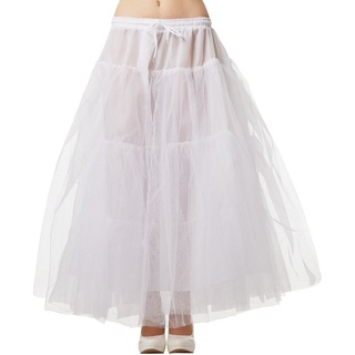 dressforfun Minirock Unterrock Tüll Petticoat weiß