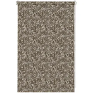 Gardinia EASYFIX Rollo Dekor zum Klemmen, Blickdicht, Alle Montage-Teile inklusive, Natural Camouflage, Schoko/Sand, 100 x 150 cm (BxH), 36174