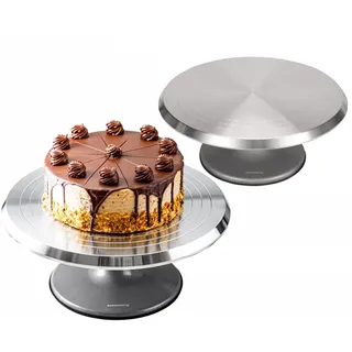 Tortenständer Tortenplatte Drehbare Kuchenplatte für Cupcakes 31cm KLAUSBERG KB-7710