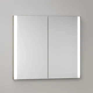 Keuco Spiegelschrank 2-türig Somaris 80x71x11,5cm, E he Dek., WE, Spiegel-Hz.