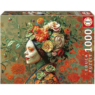 Educa - 1000-teiliges Puzzle für Erwachsene | Echsenkönigin. Inklusive Fix Puzzle-Kleber. Maße: 68 x 48 cm. Ab 14 Jahren (20233)