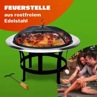 Gardebruk Feuerstelle Edelstahl Ø75cm