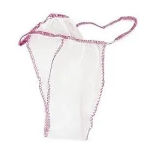 100 Stück Einweg-Tangas für Damen, Einweghöschen, aus TNT, Packung, Weiß, Einheitsgröße - Einheitsgröße