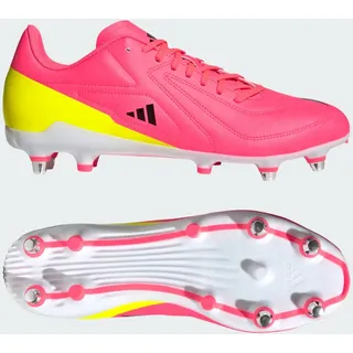 adidas Herren Rugbyschuhe RS15 SG Rugbyschuh - Solar Turbo / Core Black / Solar Lemon - 42 2/3 in Pink Pink