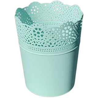 Erhard-Trading Blumentopf LUZIA Mintgruen 13 cm Pflanztopf Übertopf Kunststoff rund bunt