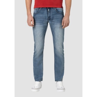 TIMEZONE Regular-fit-Jeans Regular Jeans Hose 5-Pocket Denim Pants Reißverschluss 6596 in Blau-2 blau 34W / 34L