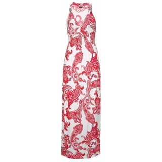 LASCANA Maxikleid Damen rot-weiß-bedruckt Gr.38