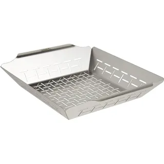Weber Grillkorb 35 x 30 cm Edelstahl Silber/Weiß