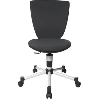 Topstar Kinderdrehstuhl Titan® Junior 3D, 71407 BI0 Stoff schwarz, Gestell silber - Schwarz