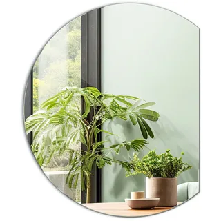 Tulup Wandspiegel Oval 80 x 80 cm