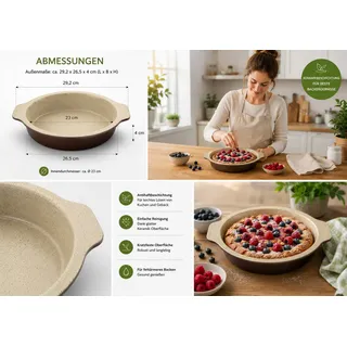 Genius Tarteform Genius - Cerafit Bakery Keramikbeschichtung Tarteform Backform 11191