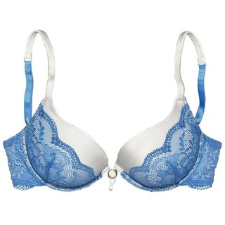 LASCANA Push-up-BH Damen creme-blau Gr.70B