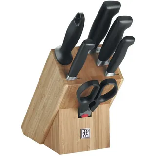 Zwilling Vier Sterne Messerblockset 7-tlg. Bambus Natur 35068-002-0