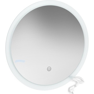 Vicco, Spiegelschrank + Badezimmerspiegel, Badezimmerspiegel, Weiß, 50 x 50 cm Rund