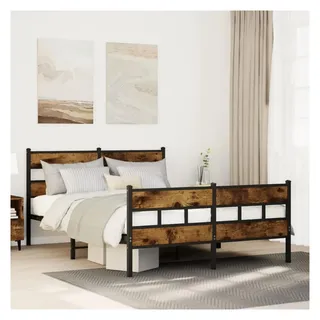 vidaXL Metallbett 160 x 200 cm Brown