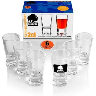 BigDean Schnapsglas 0,02 l 6-tlg.