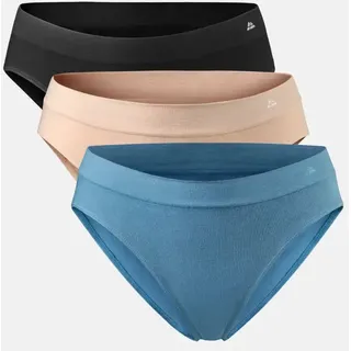 BAMBOO BIKINI - 3-Pack - Schwarz | Lyon Blau | Beige - XS/S