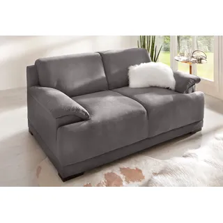 Home Affaire Couch Mikrofaser 2-Sitzer Grau