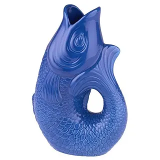 Giftcompany Dekovase Monsieur Carafon Vase / Karaffe Fisch S azure 1,2l (Vasen) blau|bunt