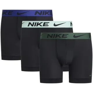 Nike Boxershorts schwarz/blau/grün S 3er Pack